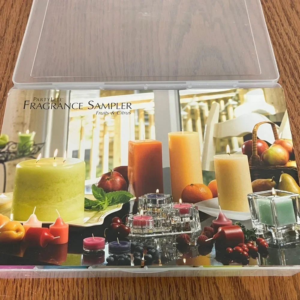 Partylite Fragrance Sampler 12 votives 7 tealights new fruit & citrus scents